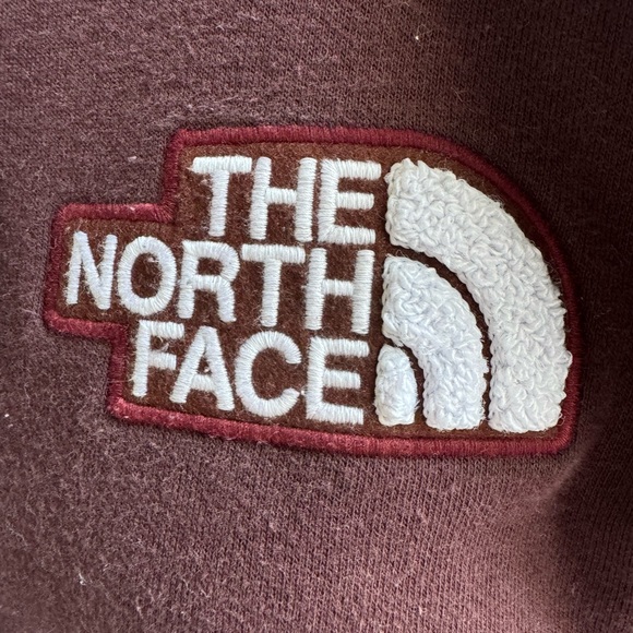 The North Face Burgundy Hoodie Small - Picture 3 of 6